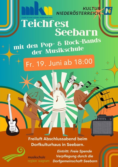 Teichfest Seebarn Plakat